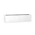 Bac en fibre de verre blanc brillant XL