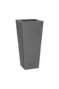 Objet décoratif en pierre composite gris M