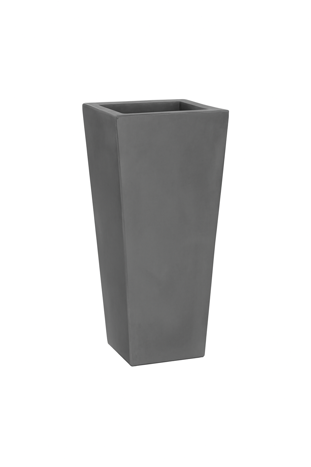 Objet décoratif en pierre composite gris M