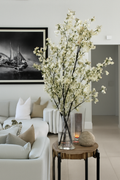 Fleurs de cerisier dans cylindre en verre 40 cm