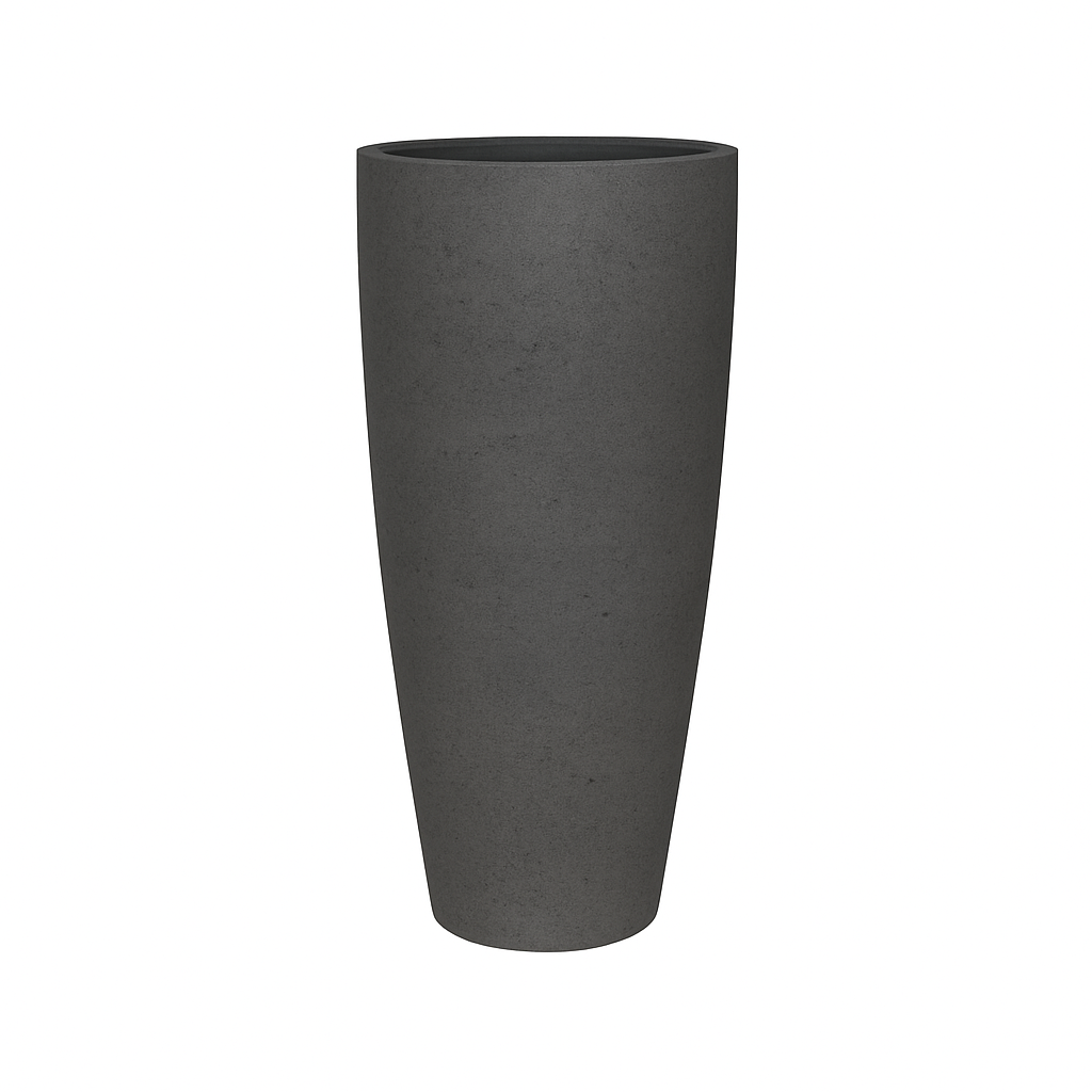 Plante artificielle en pierre composite grise XL