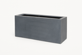 Pot en pierre composite gris taille M
