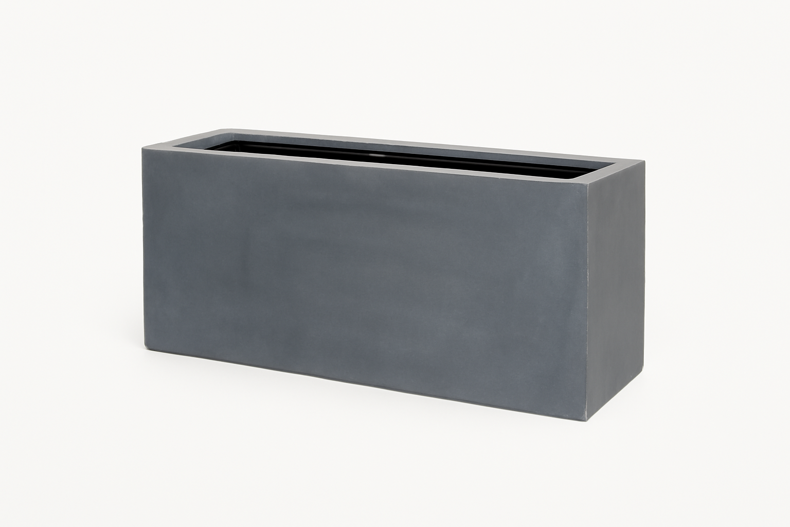 Pot en pierre composite gris taille M