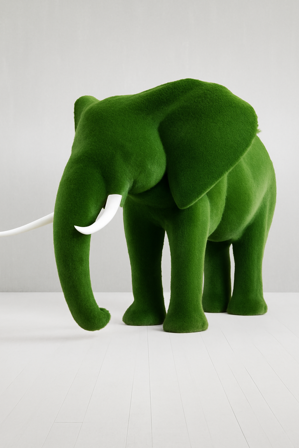 Grand éléphant décoratif
