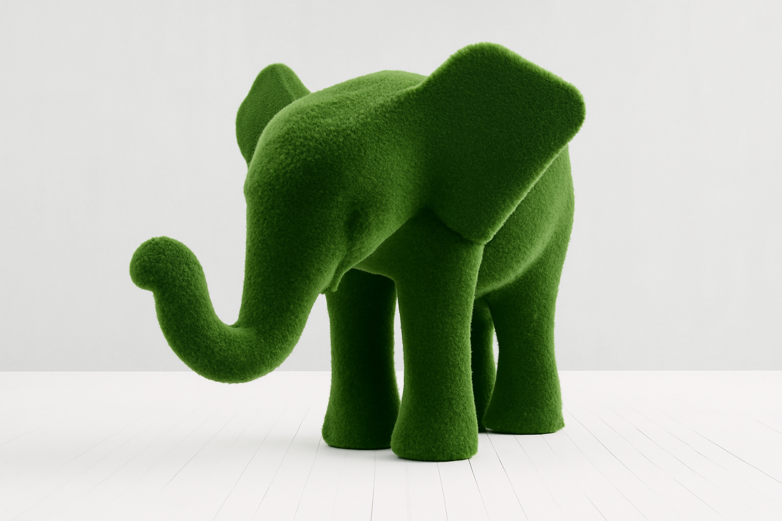 Éléphant en décoration moyenne