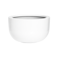 Plante en fibre de verre blanche brillante taille S