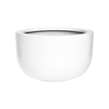 Plante en fibre de verre blanche brillante taille M