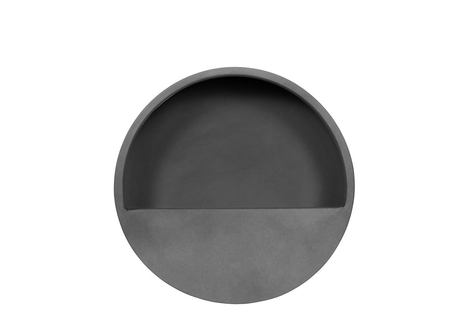 Vase très petit en pierre composite gris